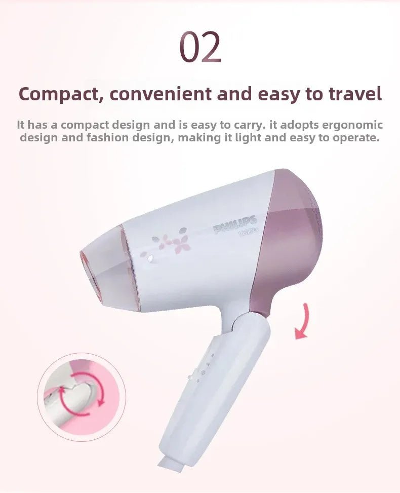 Philips Compact Foldable Hair Dryer - itzy bitsy
