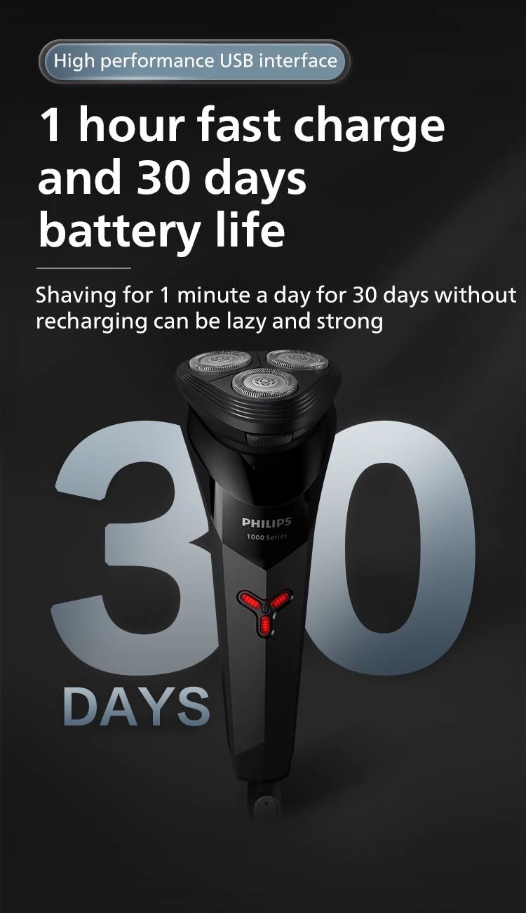 Philips New S1113 Electric Fast Charger Shaver - itzy bitsy