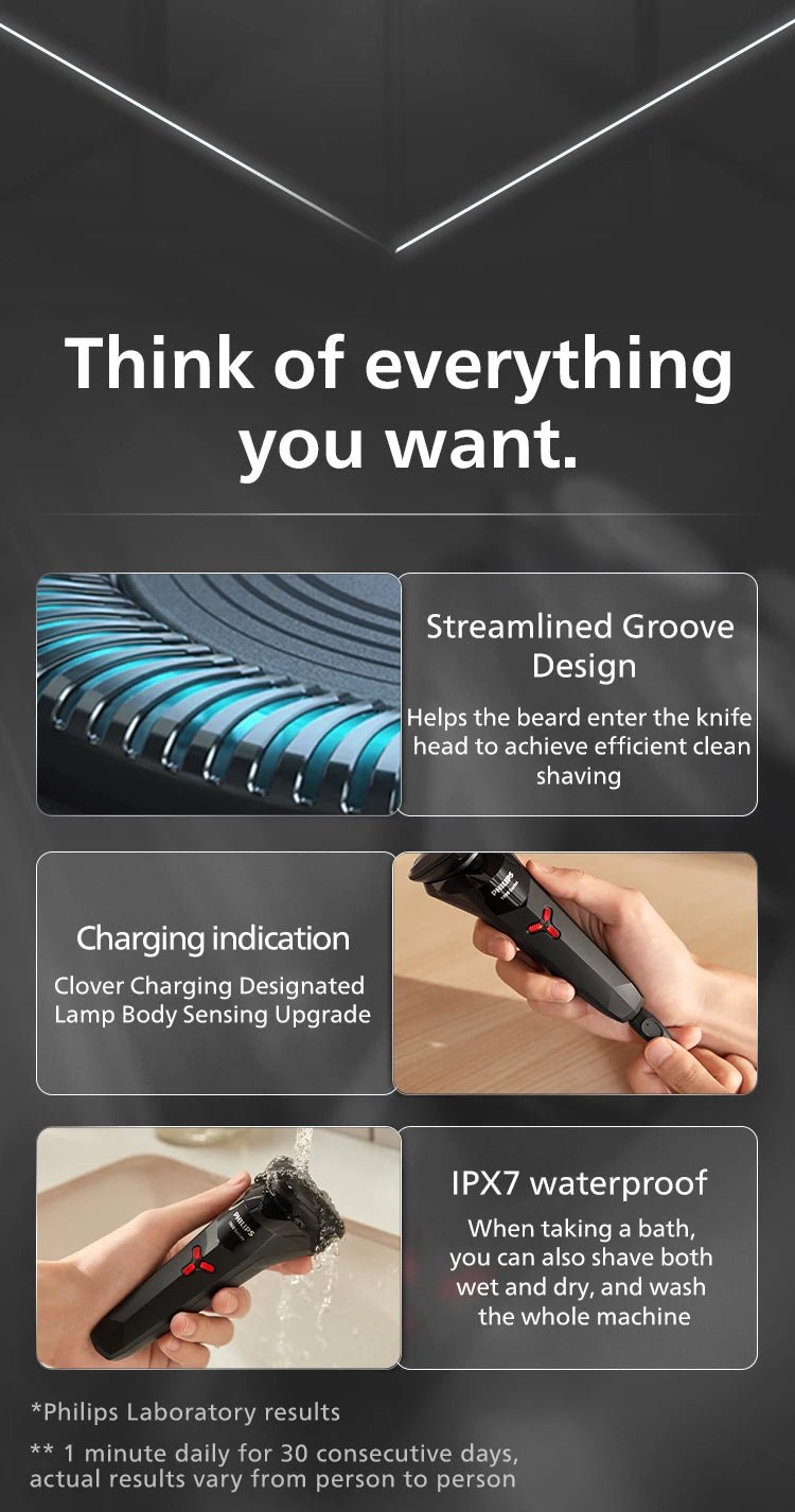 Philips New S1113 Electric Fast Charger Shaver - itzy bitsy