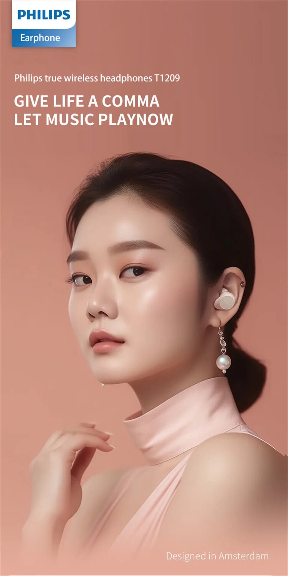 Philips TAT1209 Wireless v5.3 HiFi Earbuds - itzy bitsy