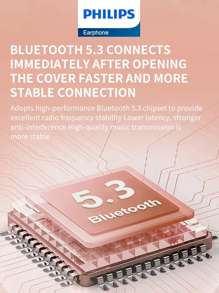 Philips TAT1209 Wireless v5.3 HiFi Earbuds - itzy bitsy