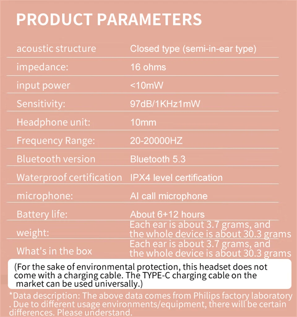 Philips TAT1209 Wireless v5.3 HiFi Earbuds - itzy bitsy