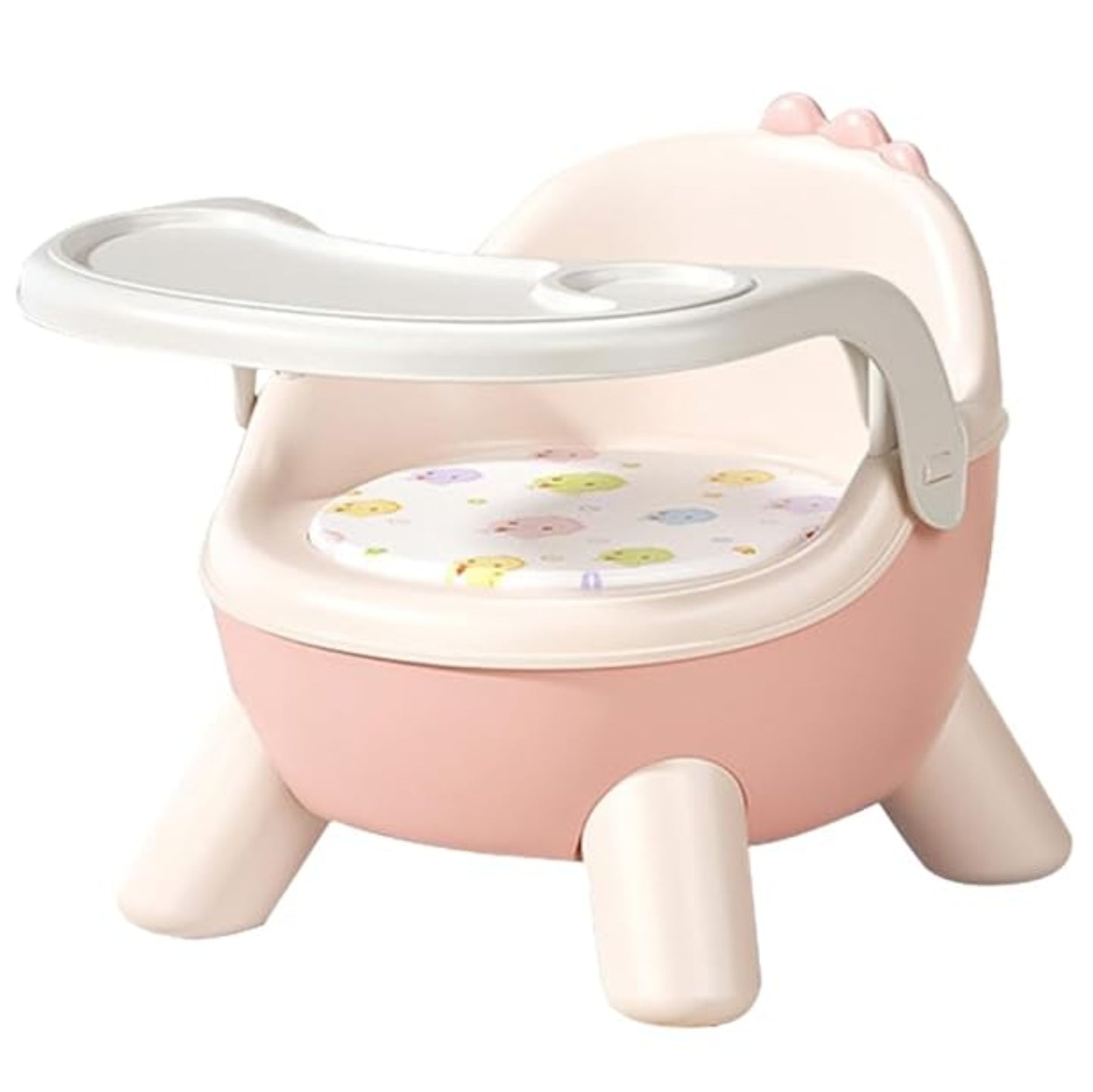 Infant Musical Booster Chair with Detachable Dining Tray & Cushion