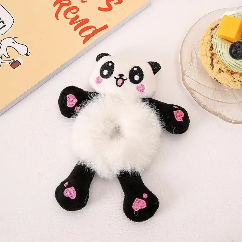 Plush Scrunchie Piglet Pooh Bear Tigger Elastic Hair Tie - itzy bitsy