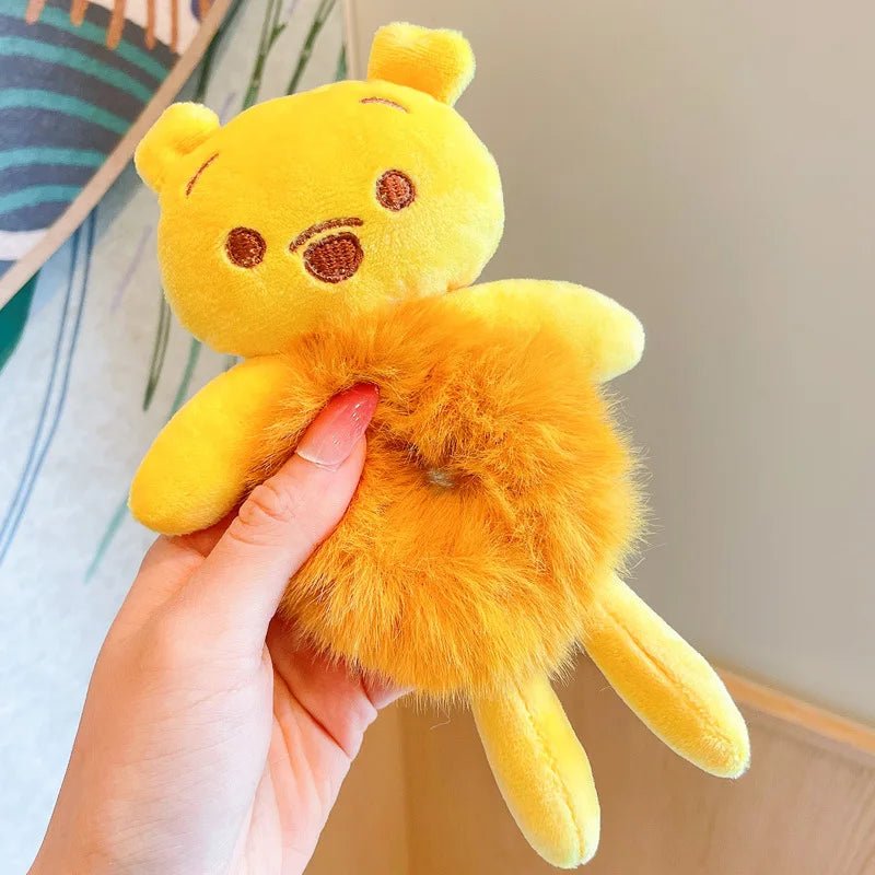Plush Scrunchie Piglet Pooh Bear Tigger Elastic Hair Tie - itzy bitsy