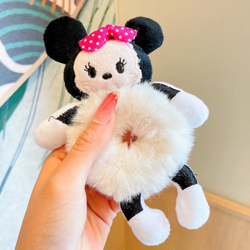 Plush Scrunchie Piglet Pooh Bear Tigger Elastic Hair Tie - itzy bitsy