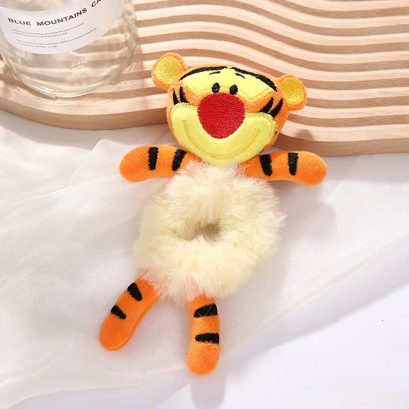 Plush Scrunchie Piglet Pooh Bear Tigger Elastic Hair Tie - itzy bitsy