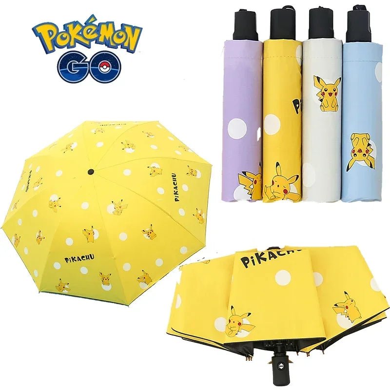Pokemon Pikachu Automatic Umbrella - itzy bitsy