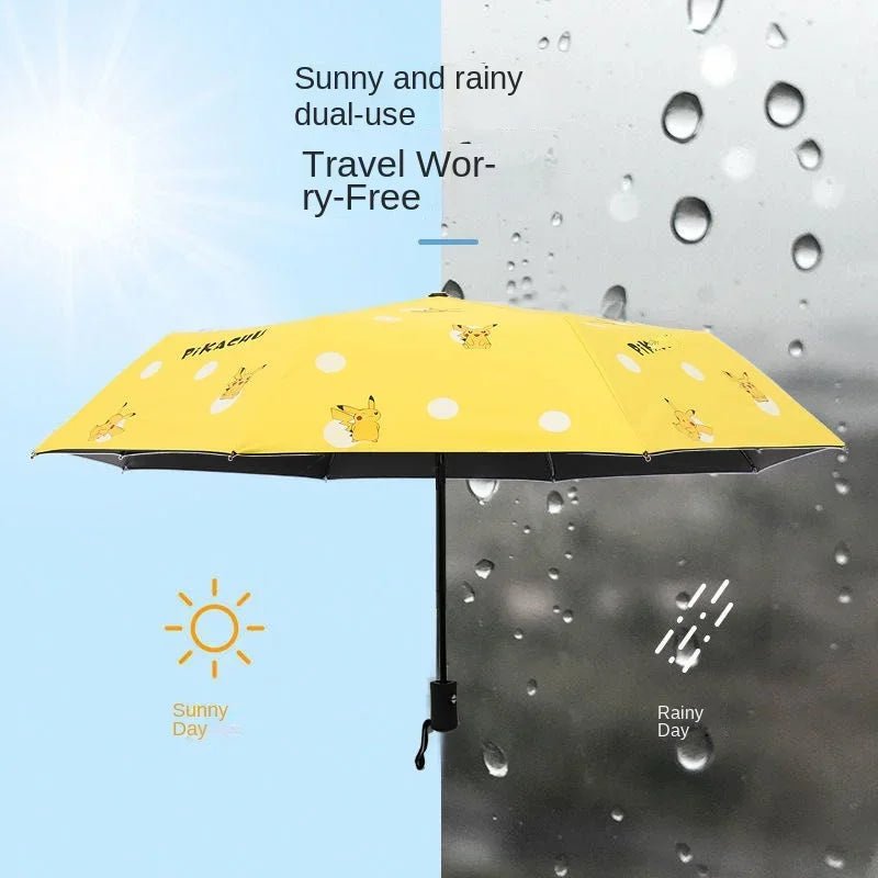 Pokemon Pikachu Automatic Umbrella - itzy bitsy