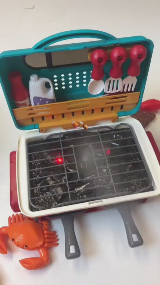 Barbecue with Spray, Light and Sound Playset