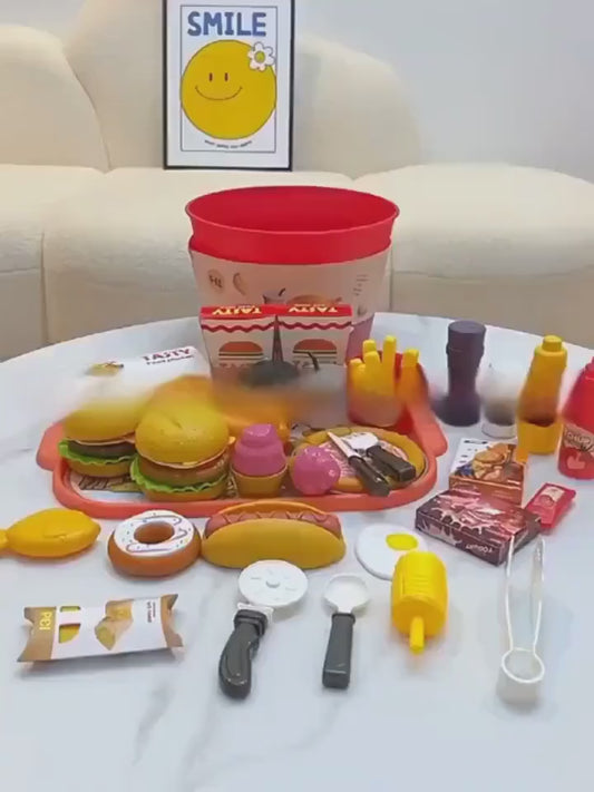Fast Food Meal Playset