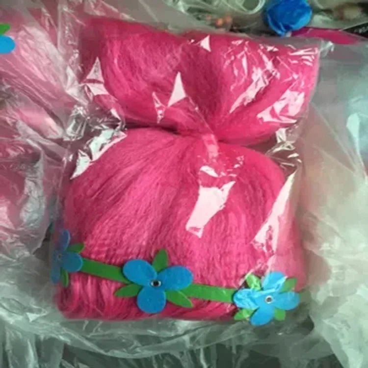 Princess Poppy Trolls Pink Hair - itzy bitsy