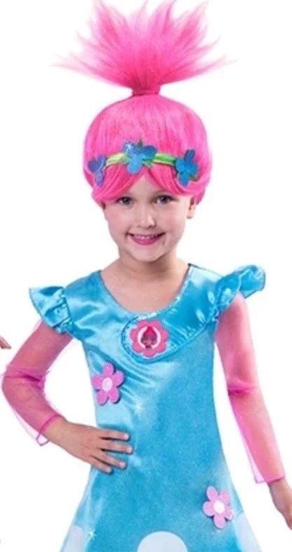 Princess Poppy Trolls Pink Hair - itzy bitsy