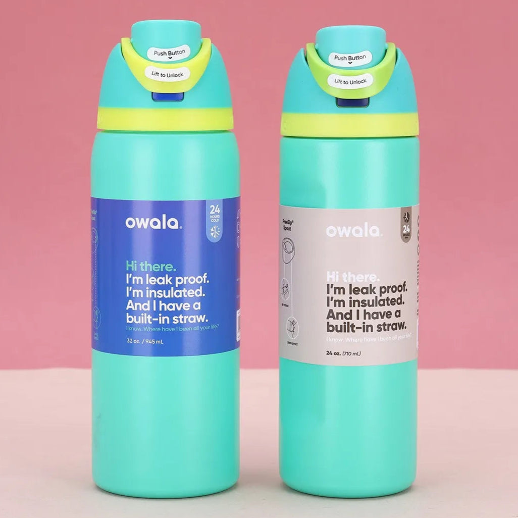 Owala FreeSip Insulated Stainless Steel, BPA-Free Water Bottle - 24oz/32oz