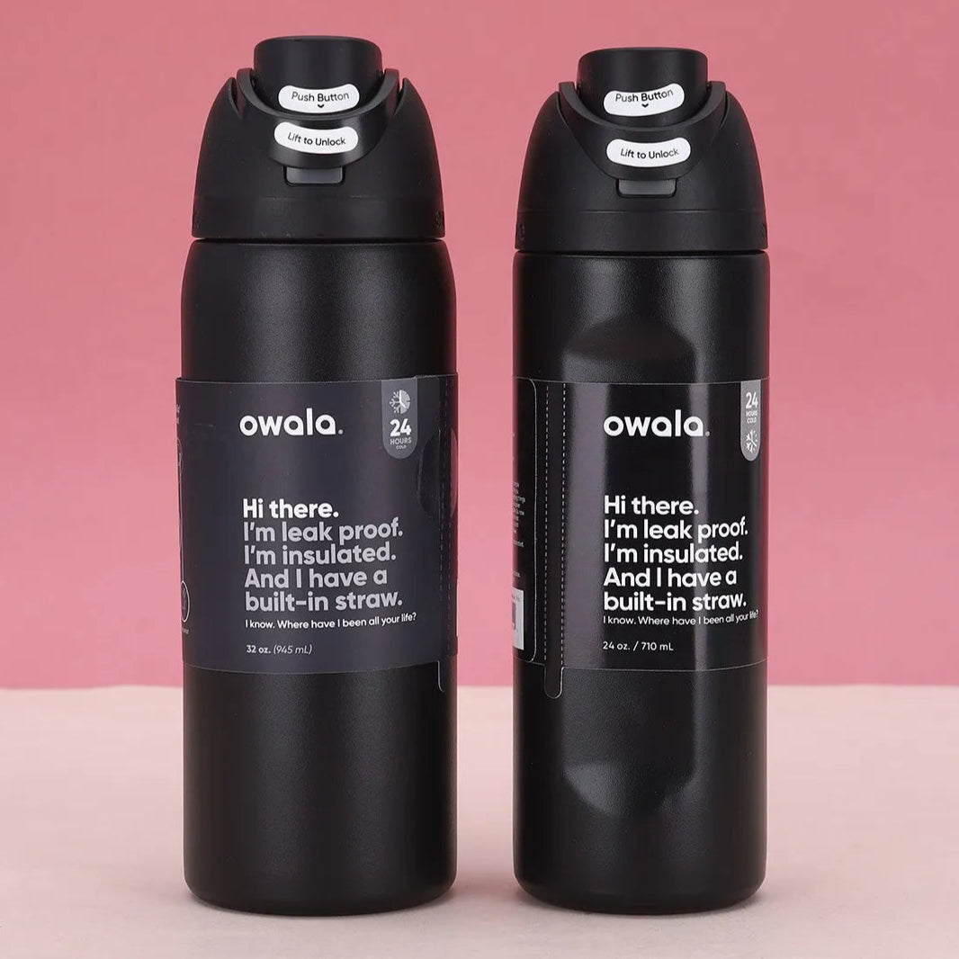 Owala FreeSip Insulated Stainless Steel, BPA-Free Water Bottle - 24oz/32oz