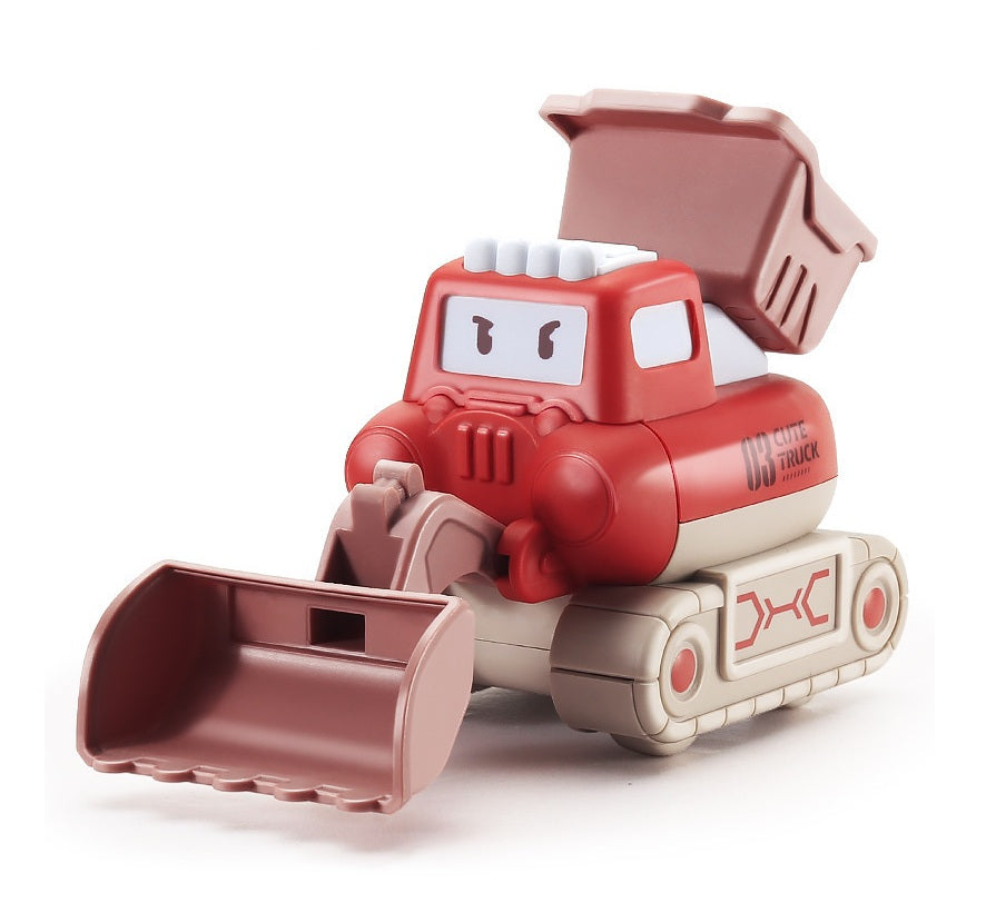 Funny Push and Go Construction Cars for Kids