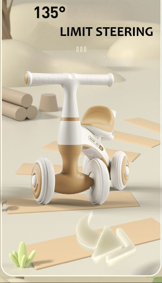 Children's Balance Bike With LED and Music