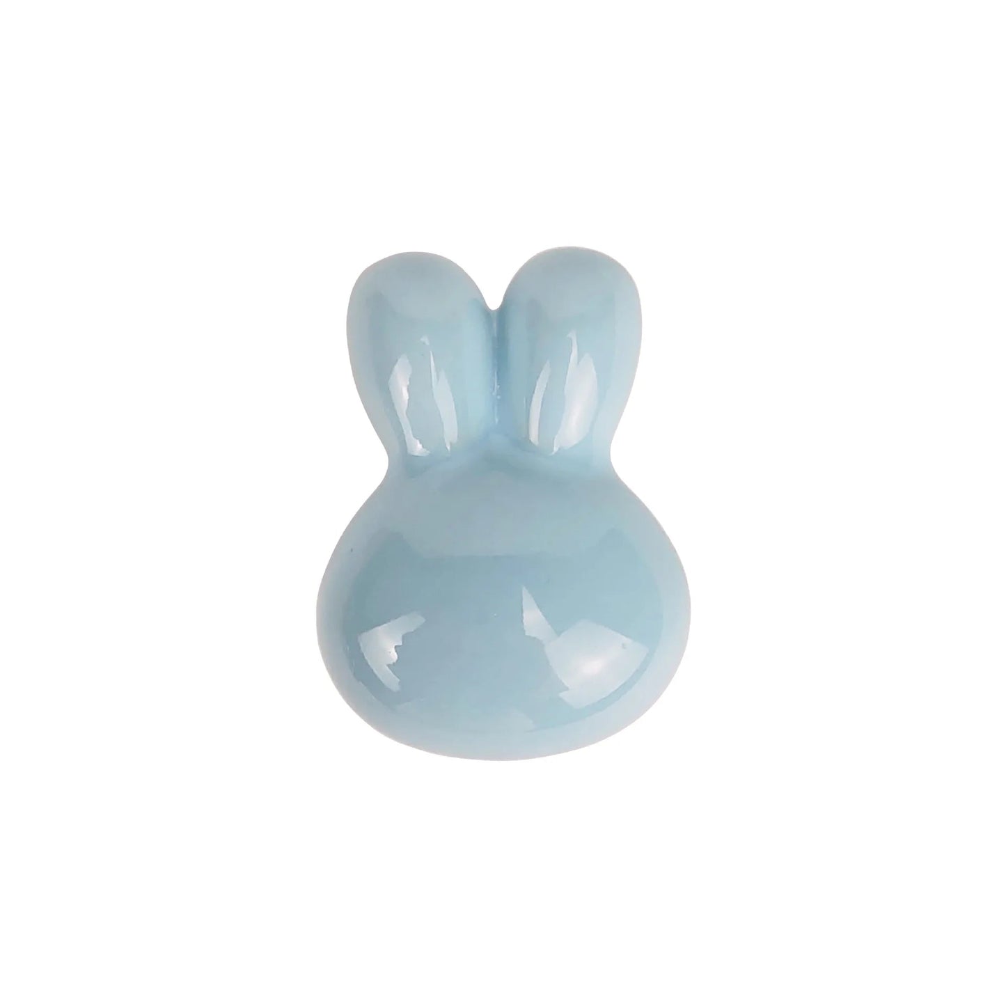 Rabbit Ceramic Door Knobs for Children's Cabinet Drawer Closet Cupboard Wardrobe - itzy bitsy