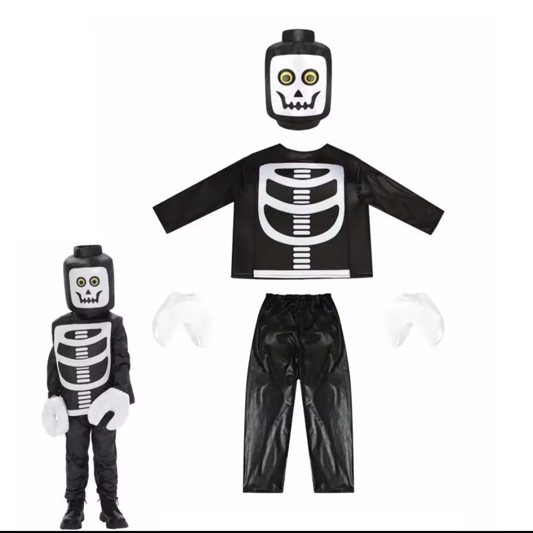 Kids Unisex Halloween Costume - Skeleton And Dracula
