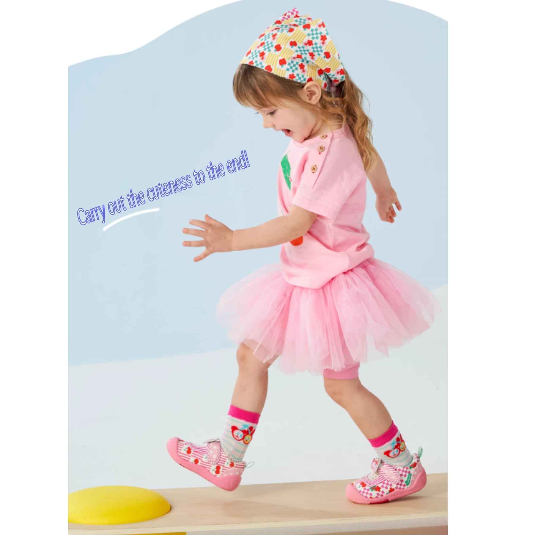 Kidsing Kedi Star Toddler Canvas Shoes Girls's Soft Sole Sneakers