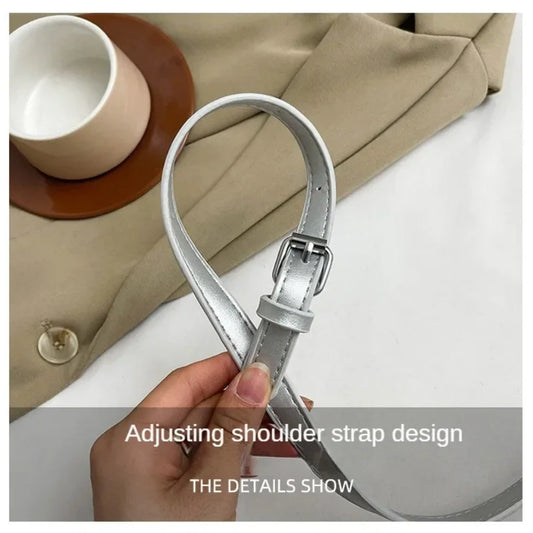 Women's Versatile Hasp Shoulder/Crossbody Dumpling Bag