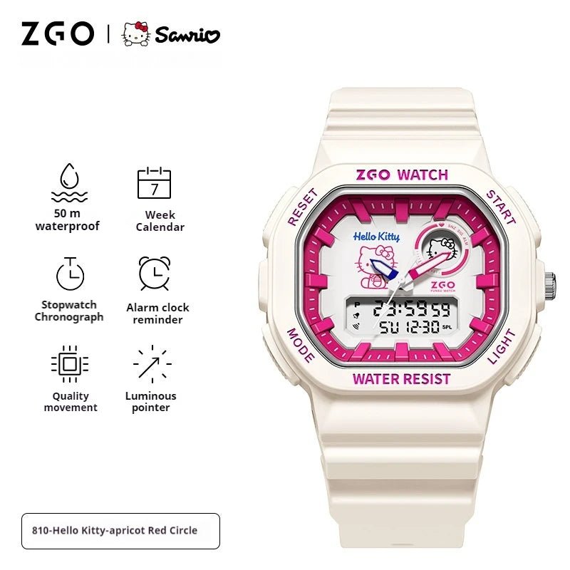 Sanrio Original ZGO Waterproof Drop Resistant Electronic Watch - itzy bitsy