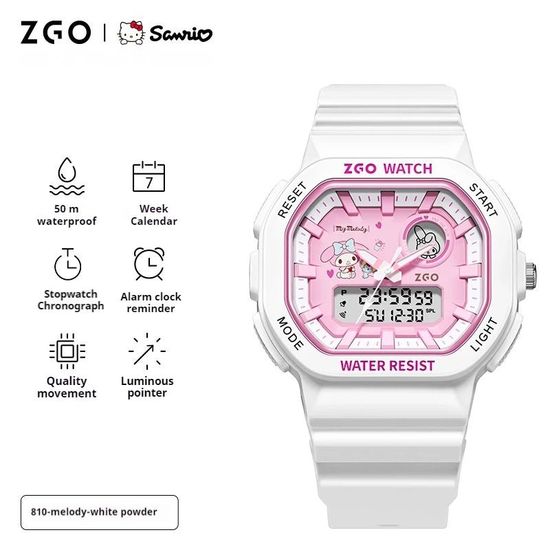 Sanrio Original ZGO Waterproof Drop Resistant Electronic Watch - itzy bitsy