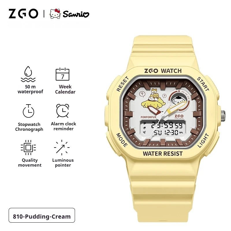 Sanrio Original ZGO Waterproof Drop Resistant Electronic Watch - itzy bitsy