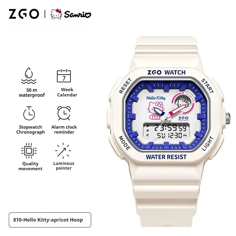 Sanrio Original ZGO Waterproof Drop Resistant Electronic Watch - itzy bitsy
