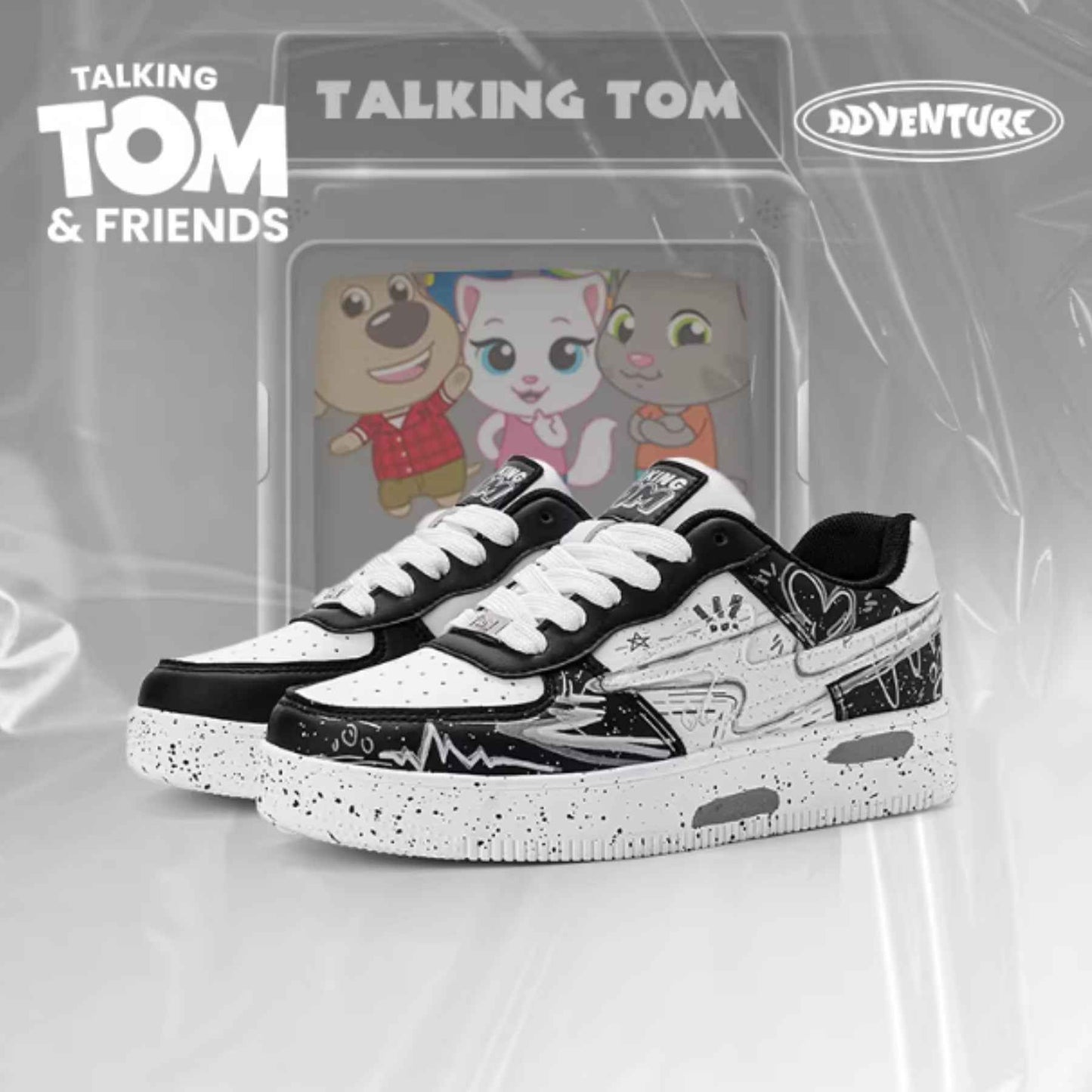 TALKING TOM | Graffiti Lightning Sneakers - Starry Sky