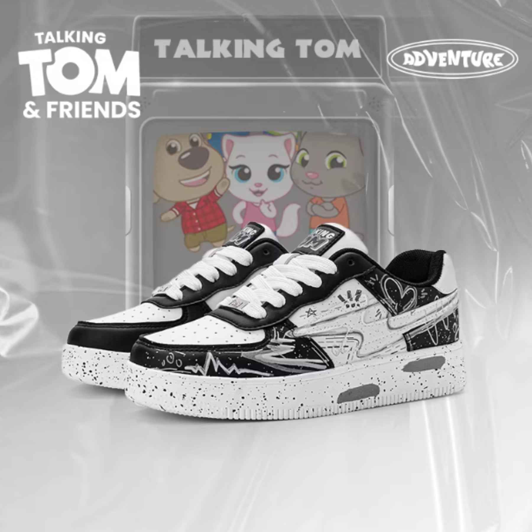 TALKING TOM | Graffiti Lightning Sneakers - Starry Sky