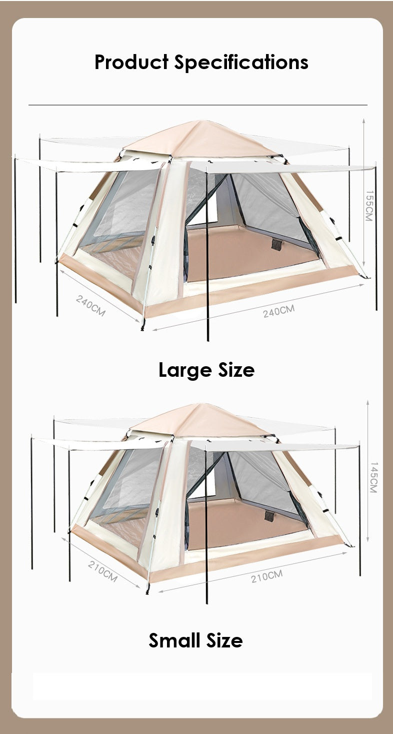 Blue Family Pop Up Tent for Camping