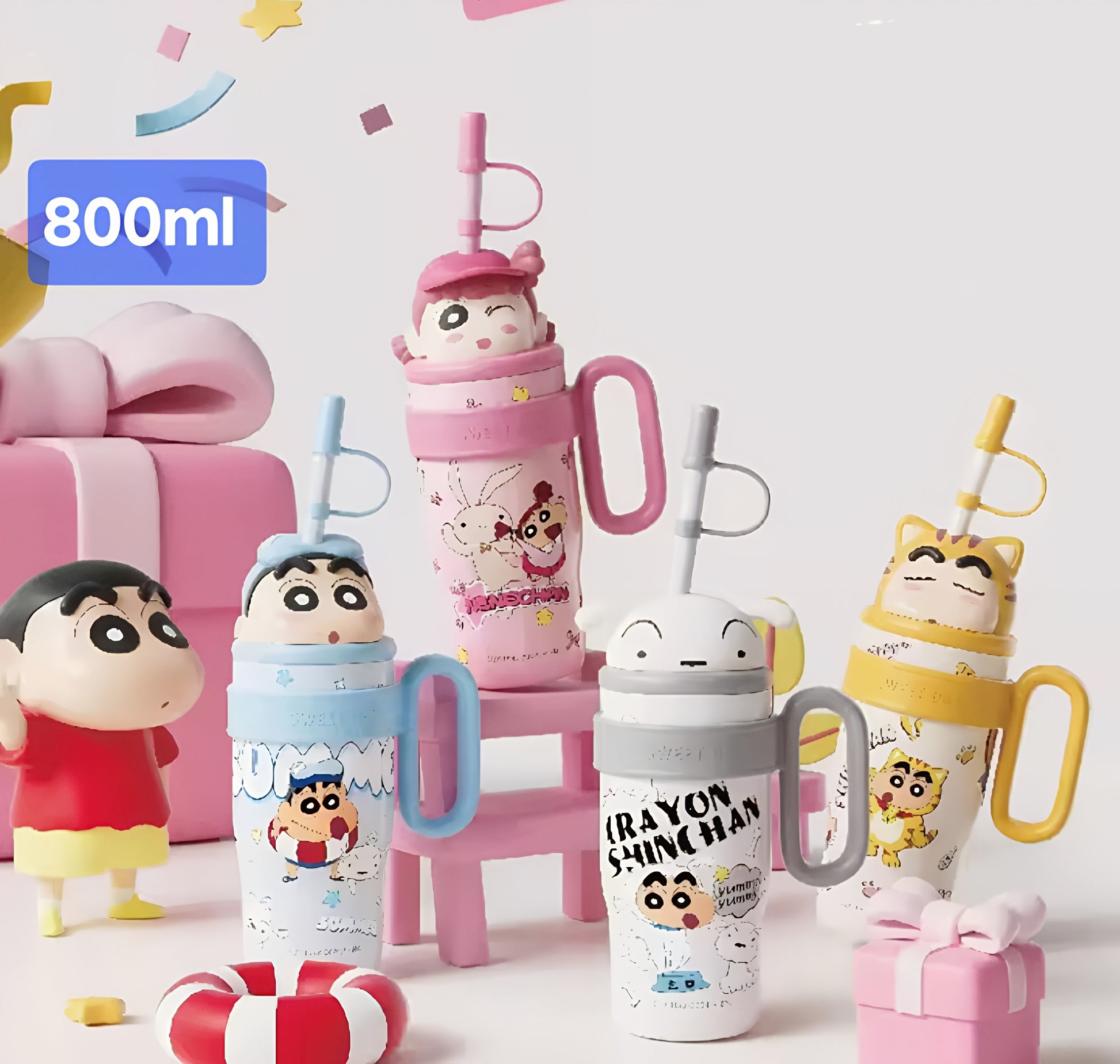 Snoopy & Friends Stainless Steel Vacuum Insulated Water Bottle 800ml - itzy bitsy