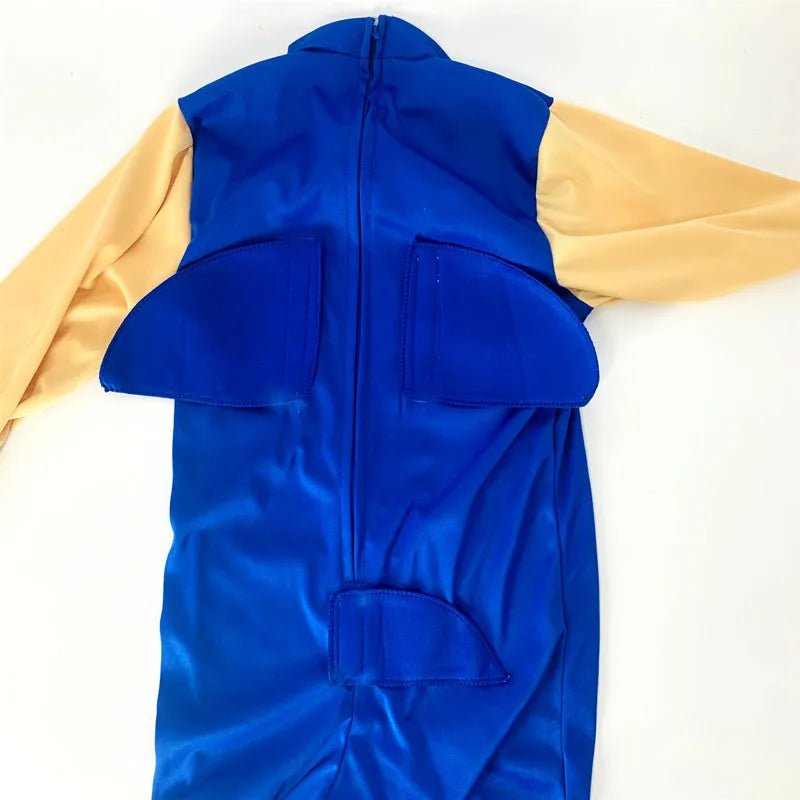 Sonics Jumpsuit Costume - itzy bitsy