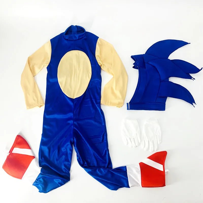 Sonics Jumpsuit Costume - itzy bitsy