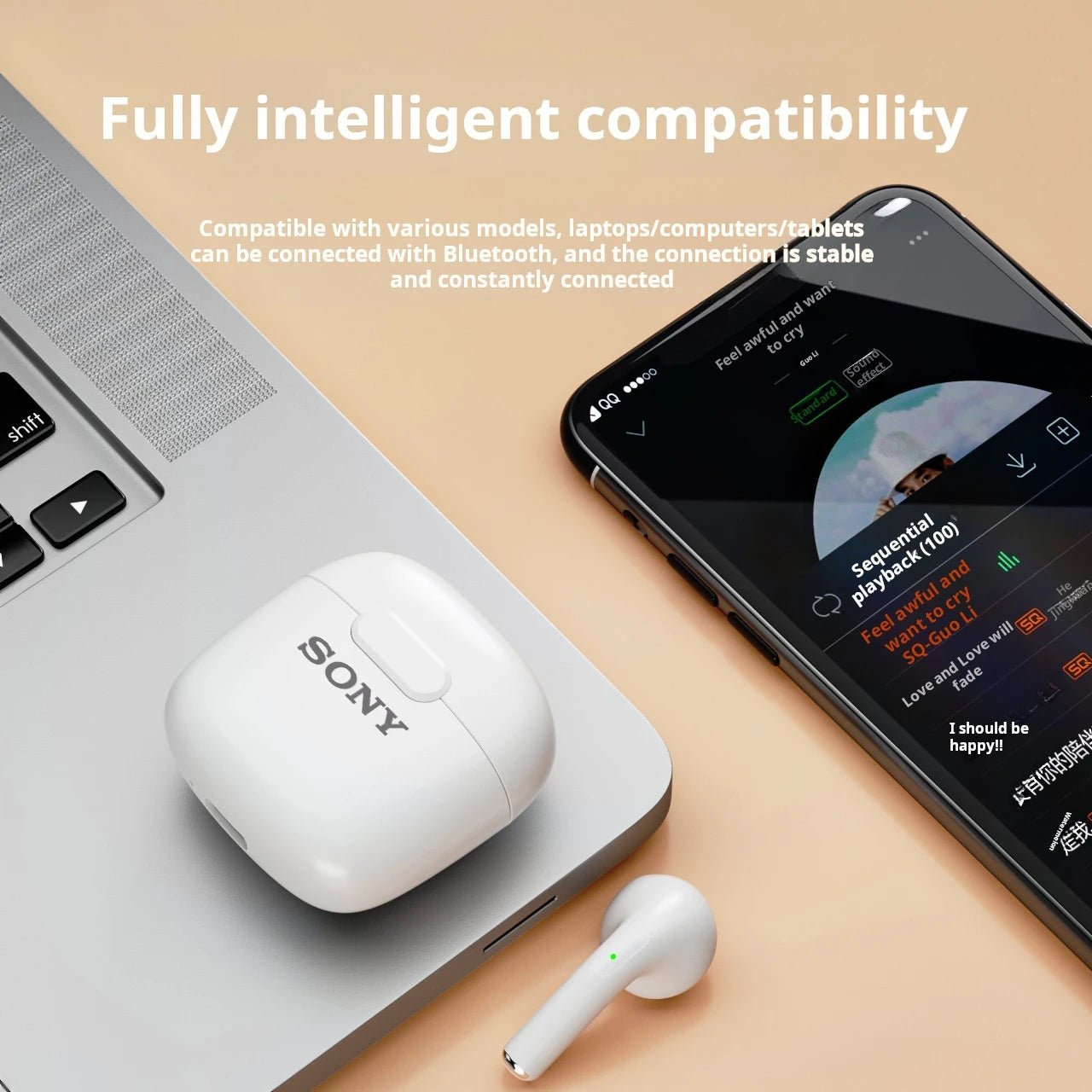 SONY A2 Wireless Bluetooth HiFi Earphone - itzy bitsy