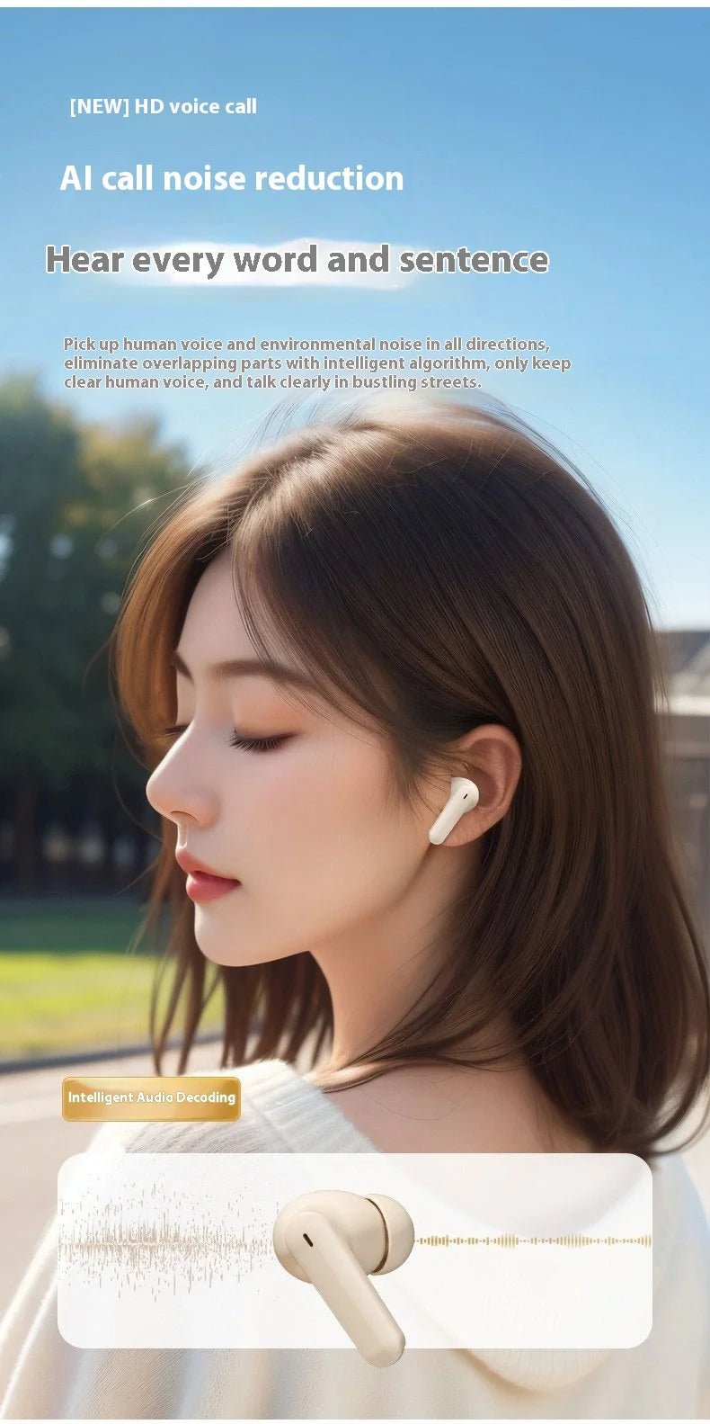 Sony AI Translation Wireless HIFI Earphone - itzy bitsy