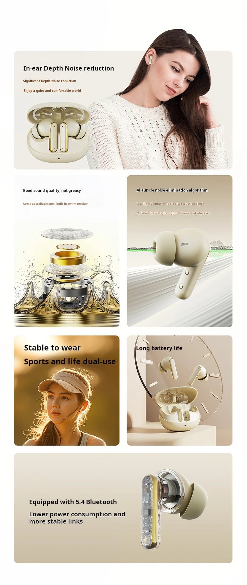 Sony Q23 Wireless In - Ear HiFi Earbuds With Mic - itzy bitsy