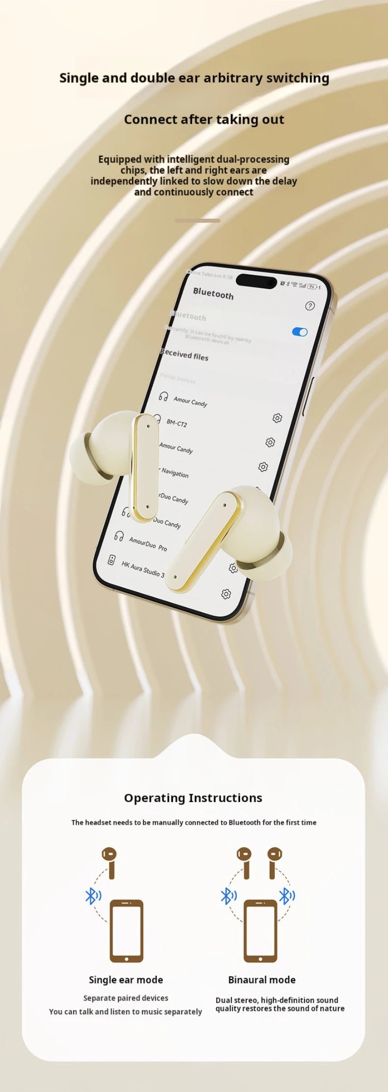 Sony Q23 Wireless In - Ear HiFi Earbuds With Mic - itzy bitsy