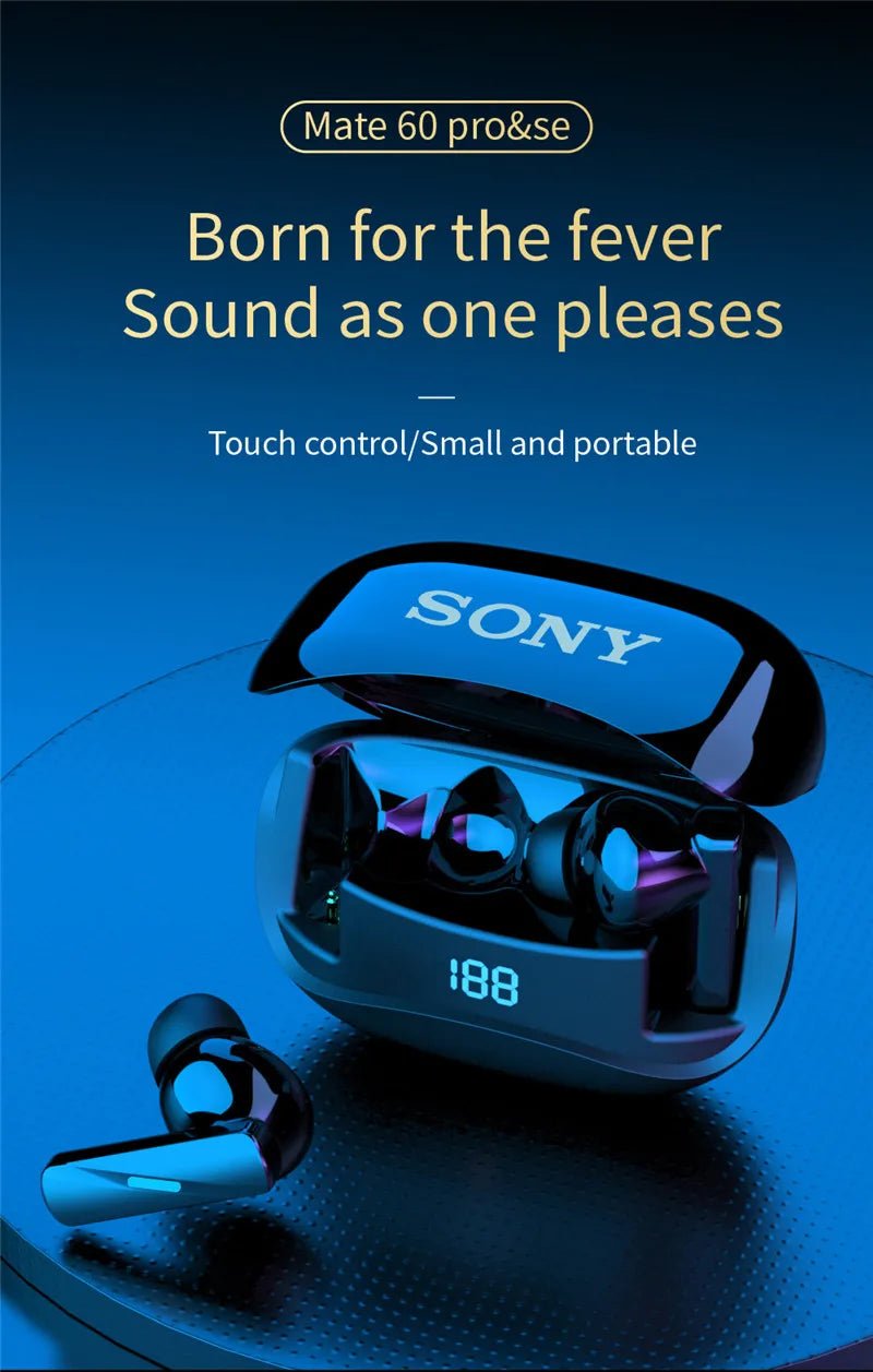 Sony Wireless Earphones With Mic - itzy bitsy