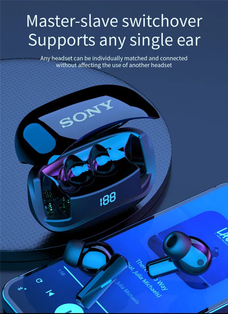 Sony Wireless Earphones With Mic - itzy bitsy