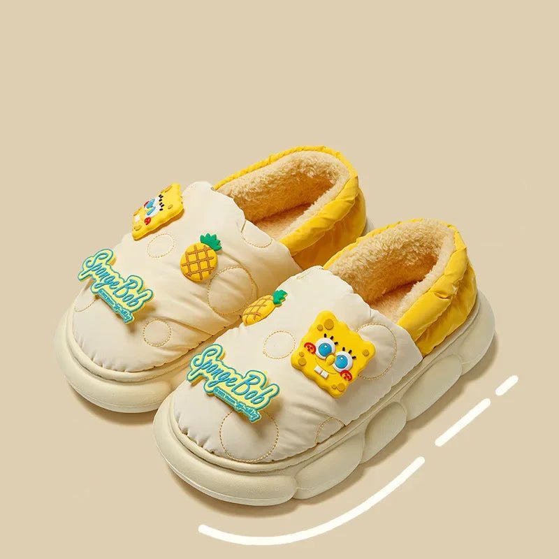 SpongeBob Patrick Mr. Krab Fleece Slippers - itzy bitsy