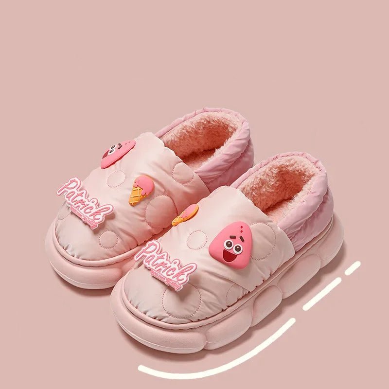 SpongeBob Patrick Mr. Krab Fleece Slippers - itzy bitsy