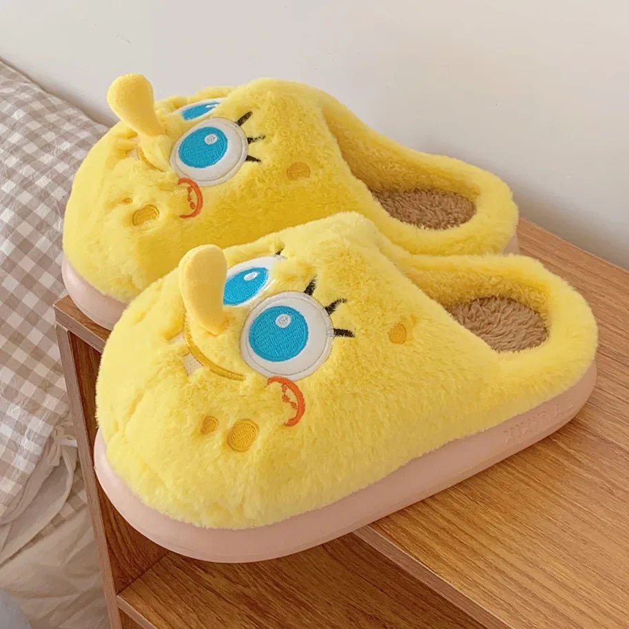 SpongeBob, Patrick Plush Slippers - itzy bitsy
