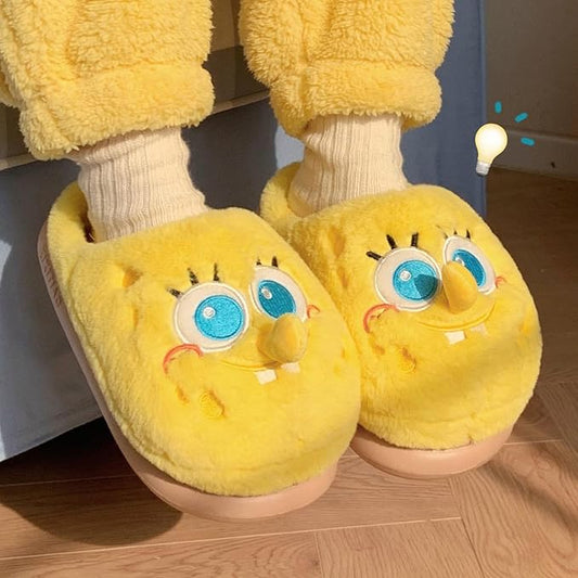 SpongeBob, Patrick Plush Slippers - itzy bitsy