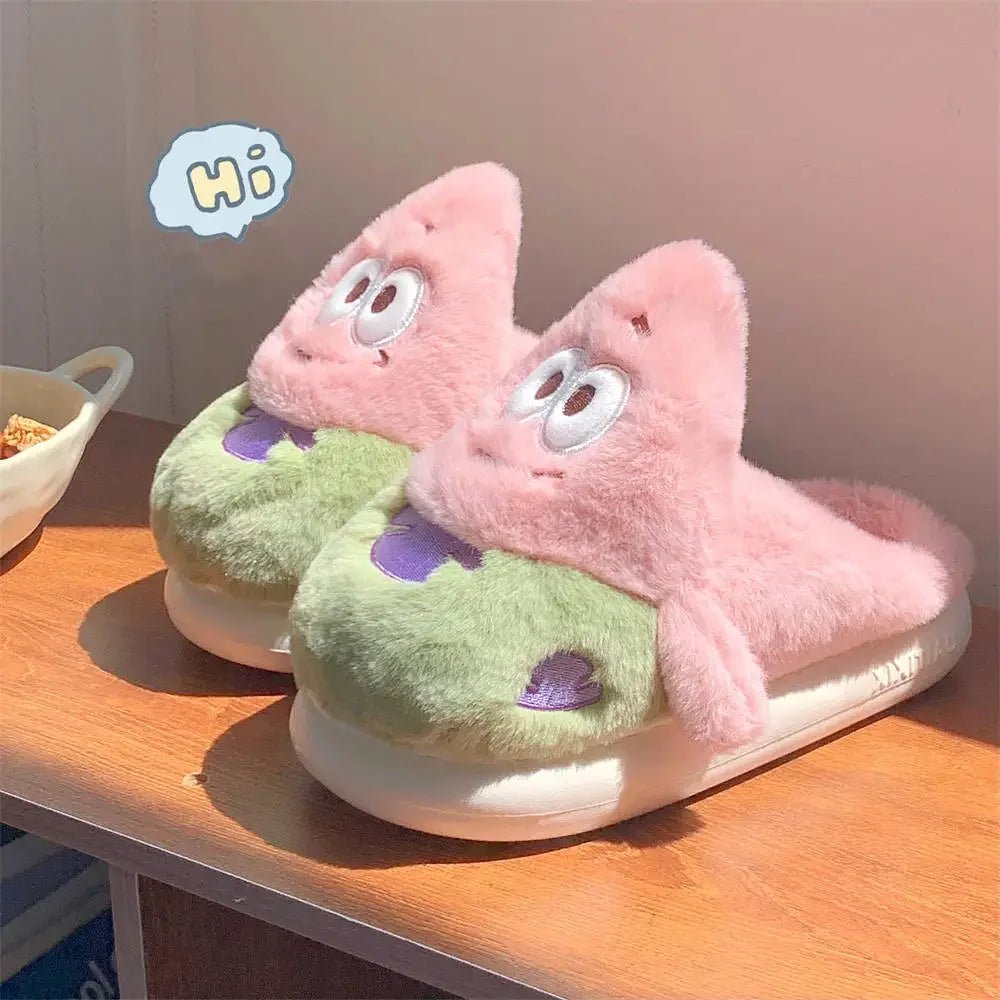 SpongeBob, Patrick Plush Slippers - itzy bitsy