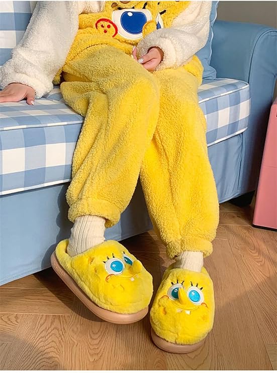 SpongeBob, Patrick Plush Slippers - itzy bitsy