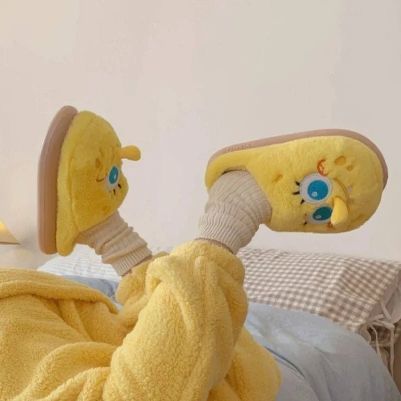 SpongeBob, Patrick Plush Slippers - itzy bitsy