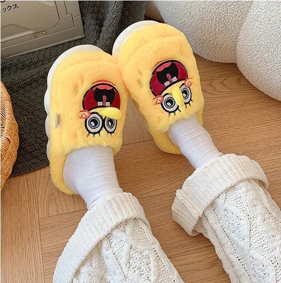 SpongeBob, Patrick Plush Slippers - itzy bitsy