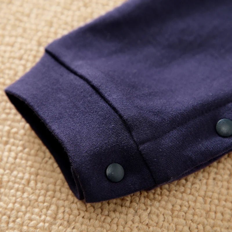 Spring and Autumn Boys' Cute Gentleman Casual Bodysuit - itzy bitsy